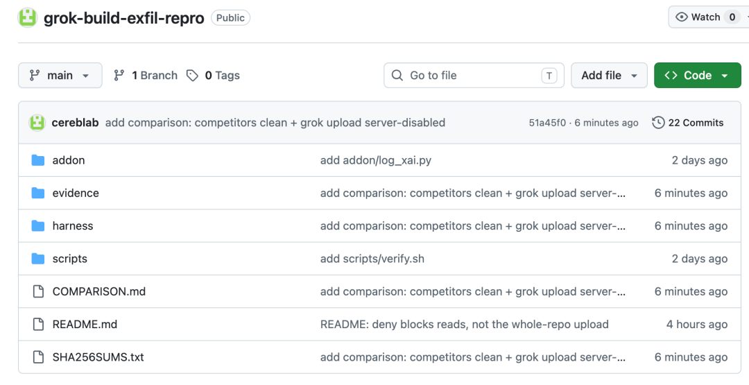 不要使用 XAI 的Grok Build CLI。存在严重数据隐患！配图 7