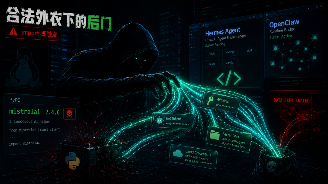 装了Hermes Agent的注意了:你的环境里可能藏着一个后门配图 2